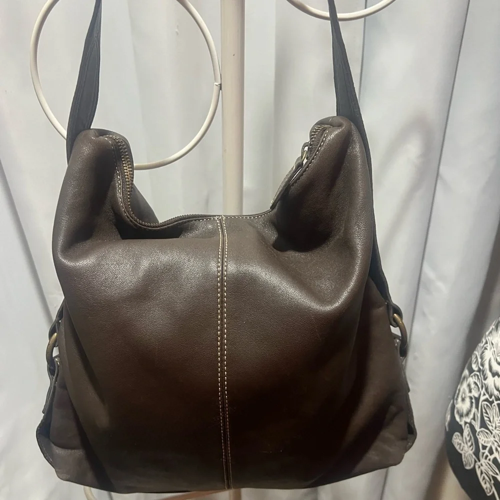 Eddie Bauer Brown Hobo Bag